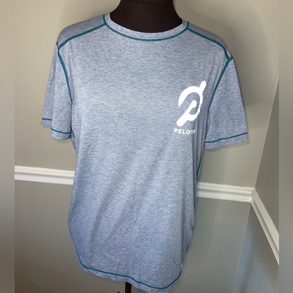 Solfire PELOTON Mens Gray Athletic Shirt M
